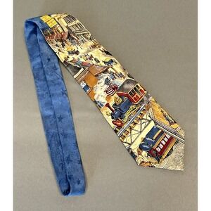 TANGO MENS TIE LOCOMOTIVES AMERICANA SERIES GOING TO TOWN